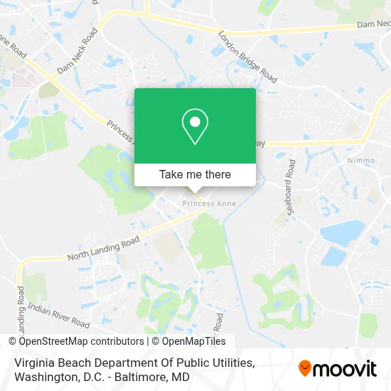 Virginia Beach Department Of Public Utilities map
