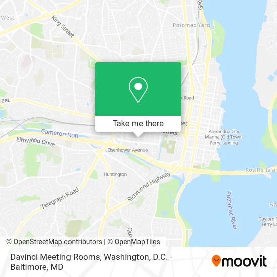 Davinci Meeting Rooms map