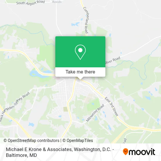 Michael E Krone & Associates map