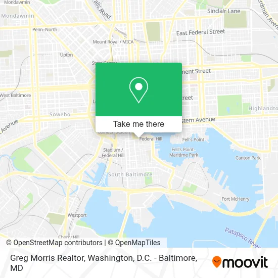 Greg Morris Realtor map