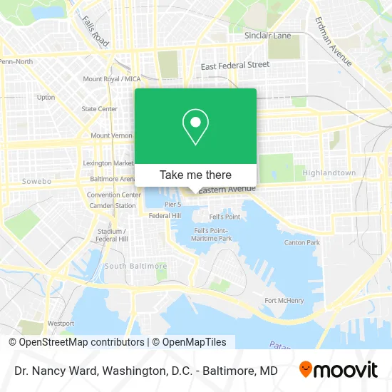 Dr. Nancy Ward map