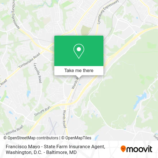 Francisco Mayo - State Farm Insurance Agent map