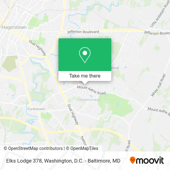 Elks Lodge 378 map