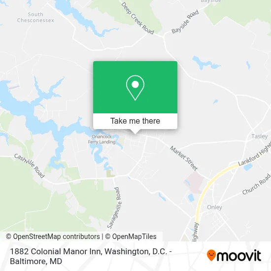 1882 Colonial Manor Inn map