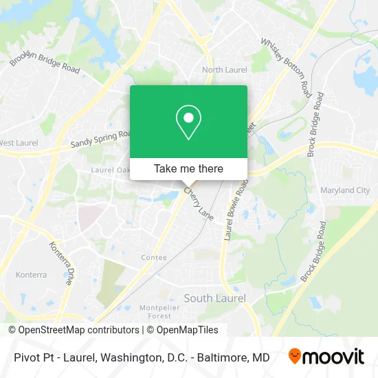 Pivot Pt - Laurel map