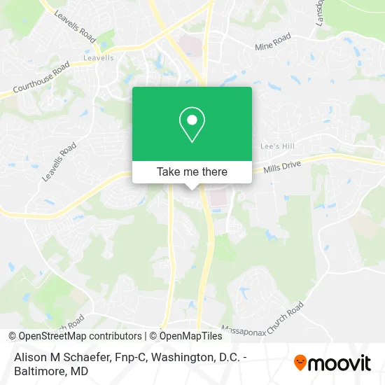 Alison M Schaefer, Fnp-C map