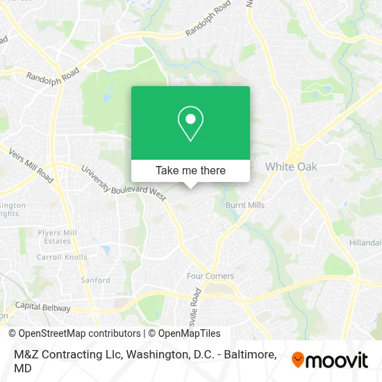 M&Z Contracting Llc map
