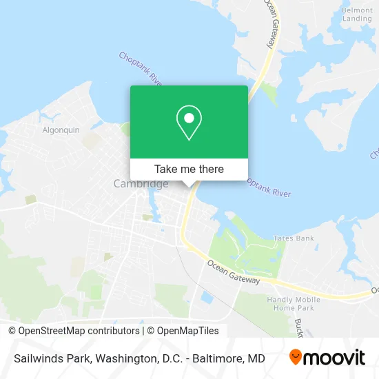 Sailwinds Park map