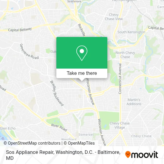Sos Appliance Repair map