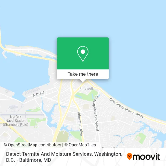 Detect Termite And Moisture Services map