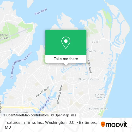 Textures In Time, Inc. map