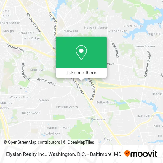 Elysian Realty Inc. map