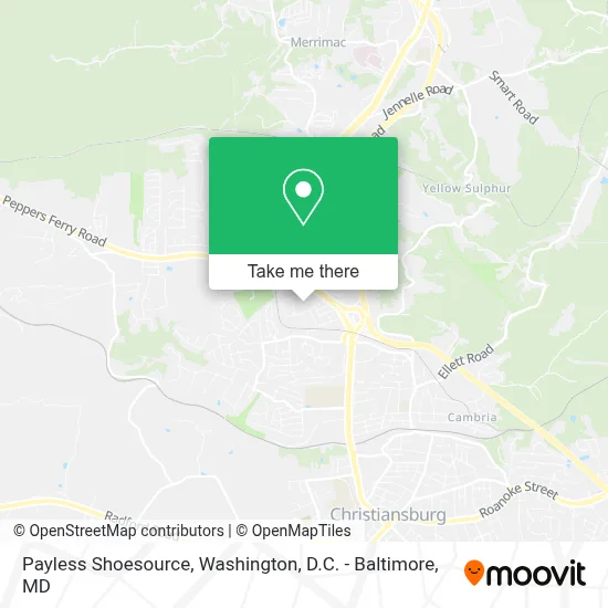 Payless Shoesource map