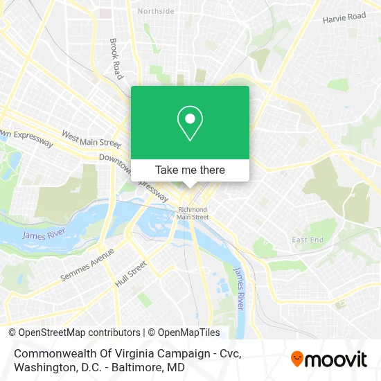 Commonwealth Of Virginia Campaign - Cvc map