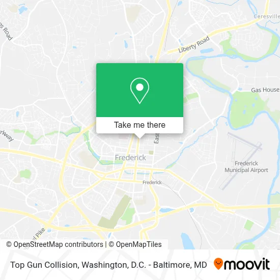 Top Gun Collision map