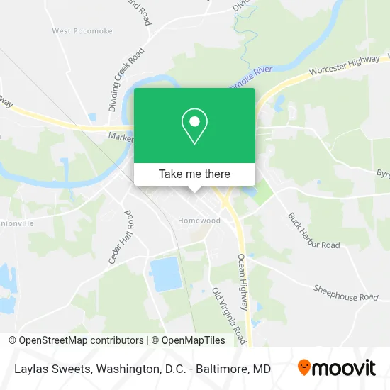 Laylas Sweets map