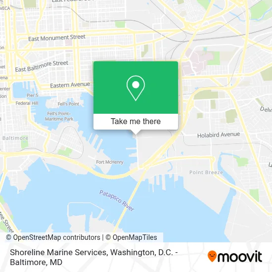 Shoreline Marine Services map