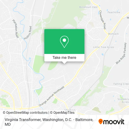 Virginia Transformer map