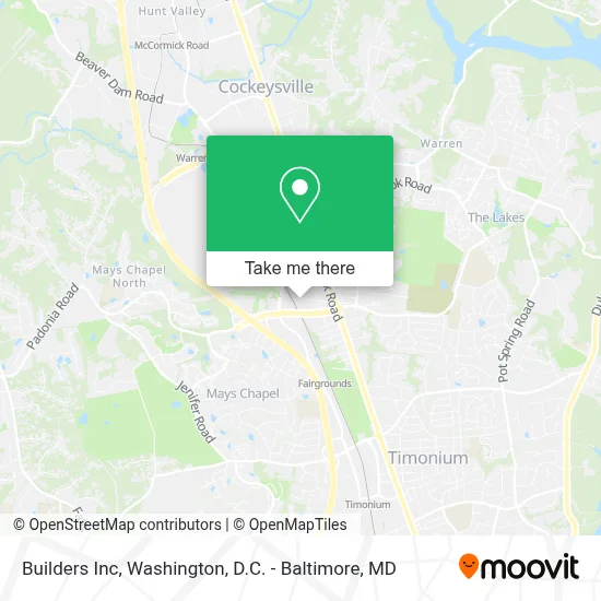Builders Inc map