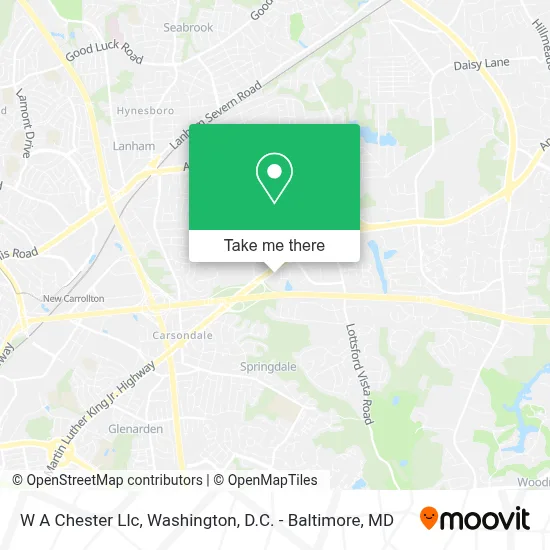 W A Chester Llc map