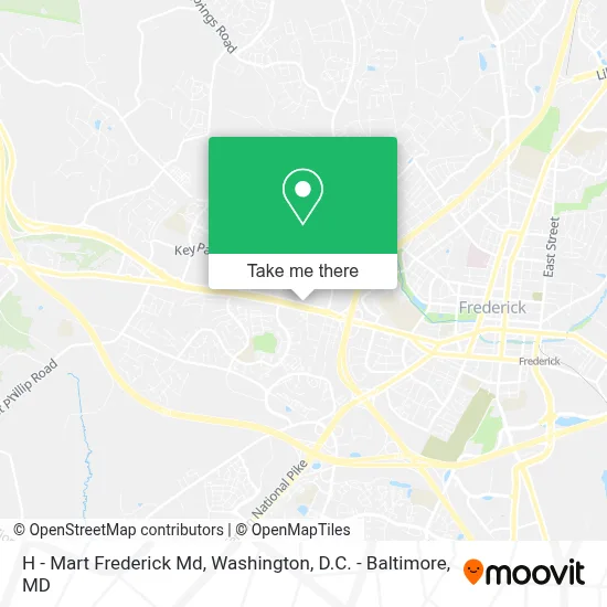 H - Mart Frederick Md map