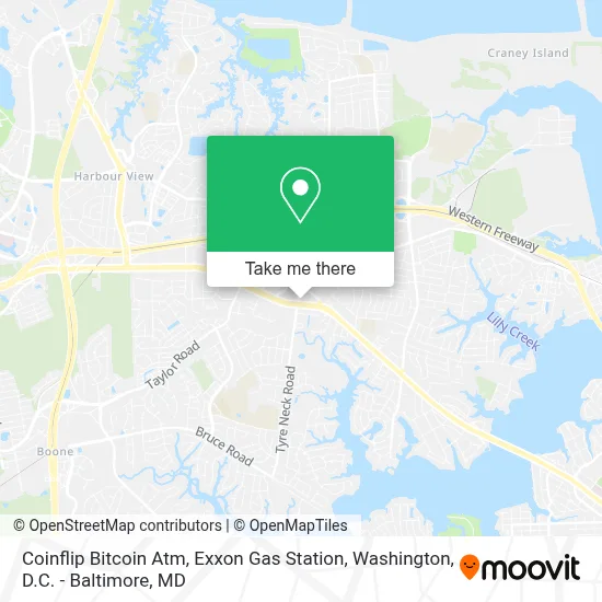 Coinflip Bitcoin Atm, Exxon Gas Station map