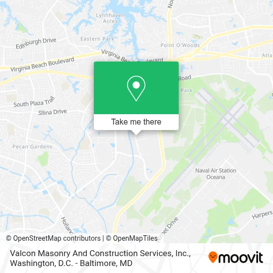 Valcon Masonry And Construction Services, Inc. map