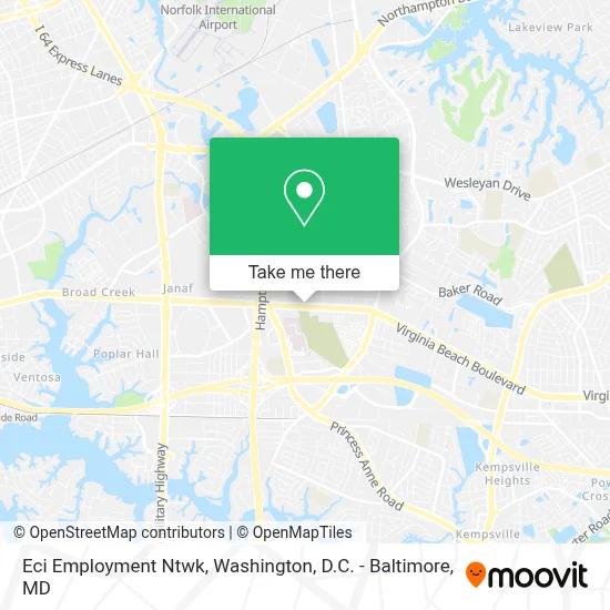 Eci Employment Ntwk map