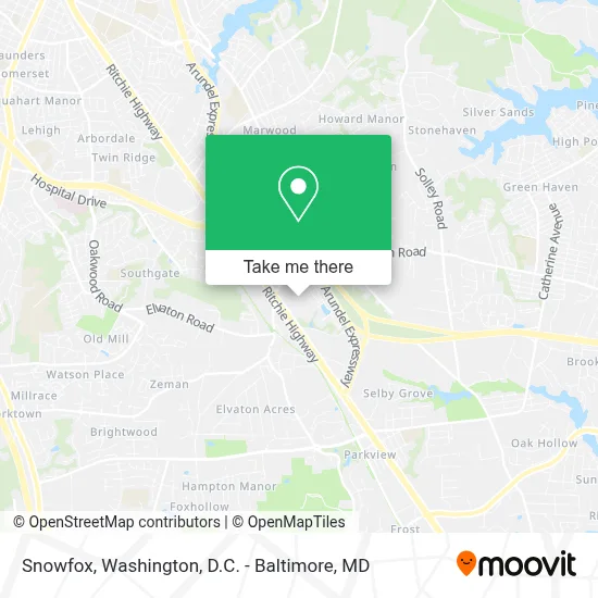 Snowfox map