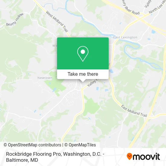 Rockbridge Flooring Pro map