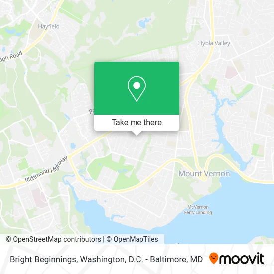 Bright Beginnings map