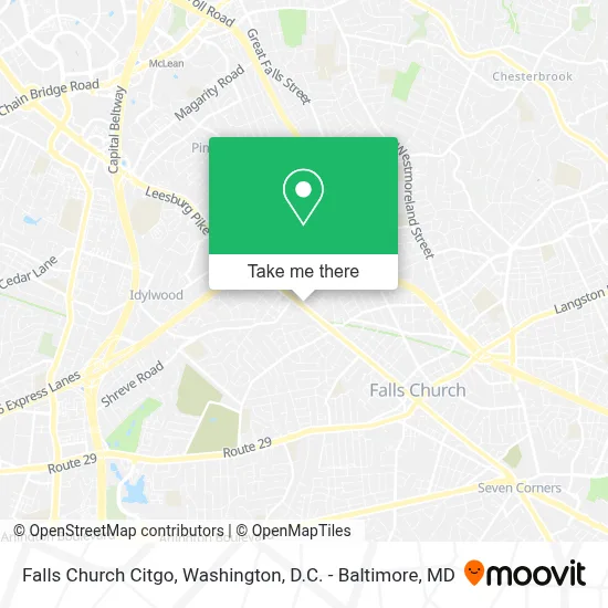 Falls Church Citgo map
