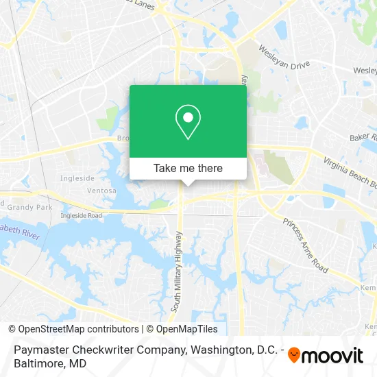 Paymaster Checkwriter Company map