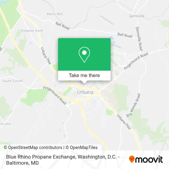 Blue Rhino Propane Exchange map