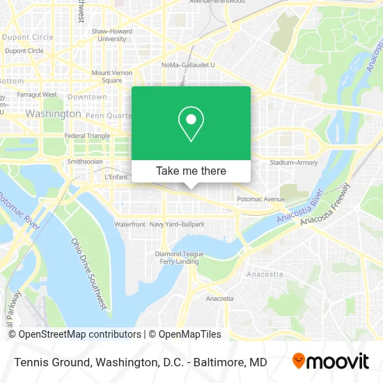 Tennis Ground map