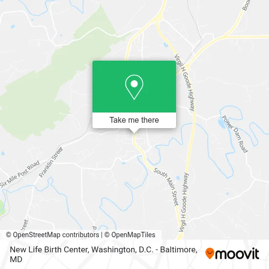 New Life Birth Center map