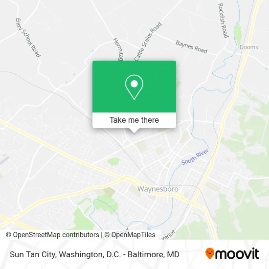 Sun Tan City map