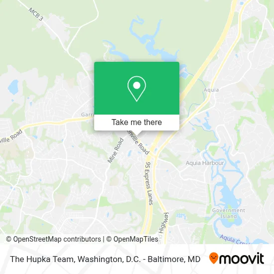 The Hupka Team map
