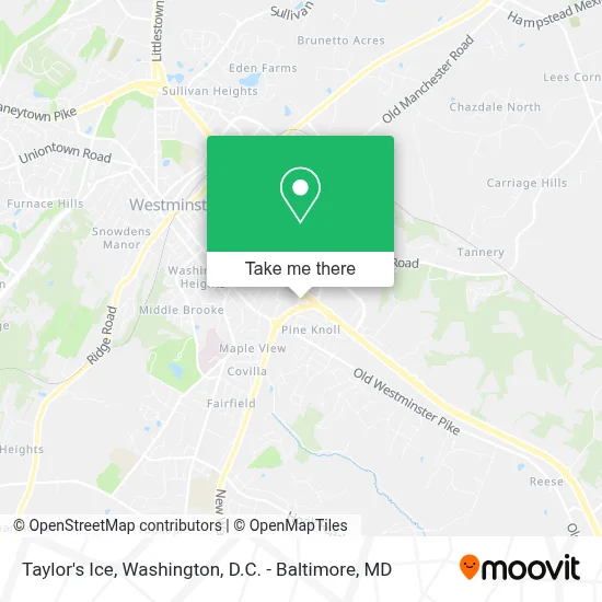 Taylor's Ice map