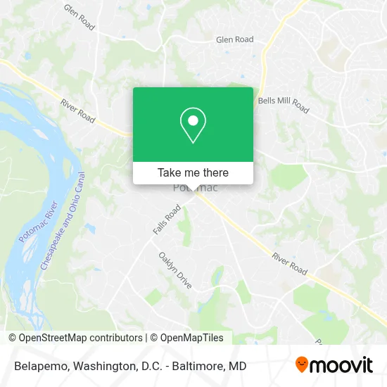 Belapemo map