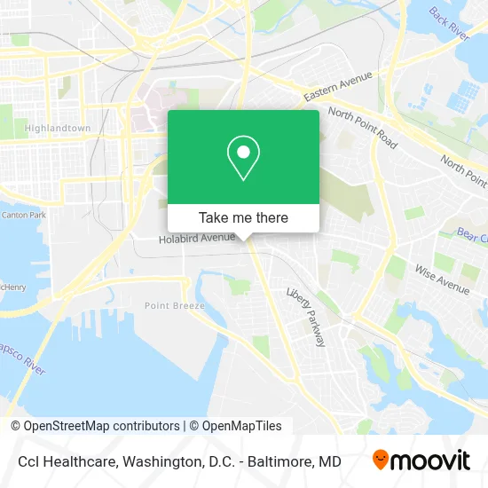 Ccl Healthcare map