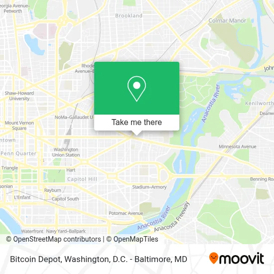 Bitcoin Depot map
