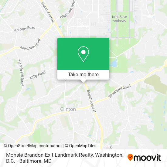 Monsie Brandon-Exit Landmark Realty map