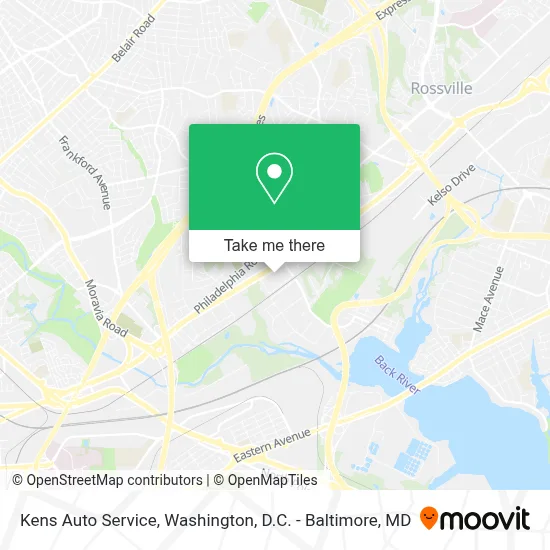 Kens Auto Service map