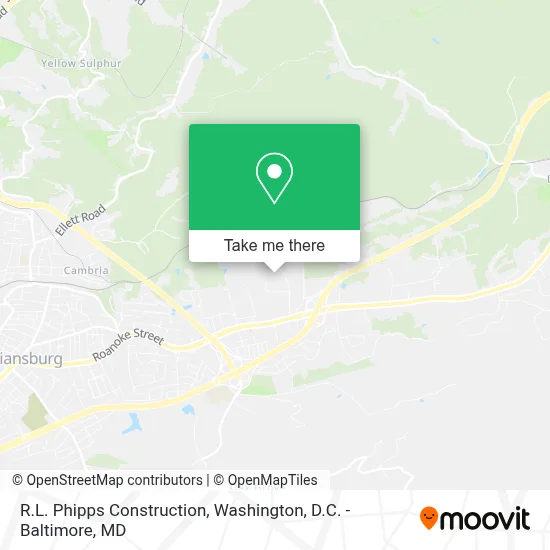 R.L. Phipps Construction map