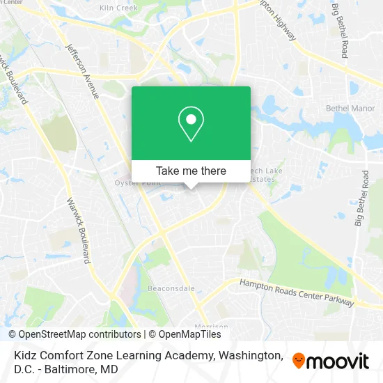 Kidz Comfort Zone Learning Academy map