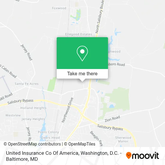 United Insurance Co Of America map