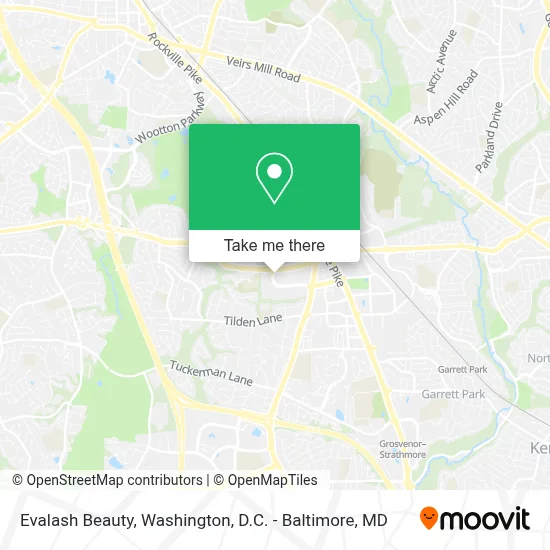 Evalash Beauty map