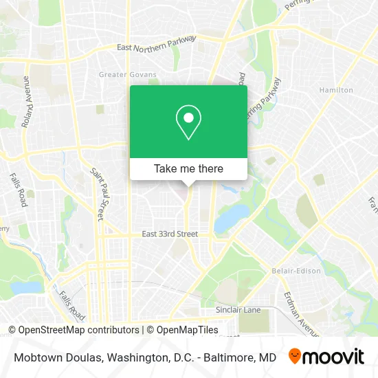 Mobtown Doulas map