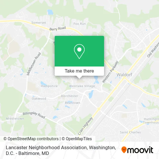Lancaster Neighborhood Association map